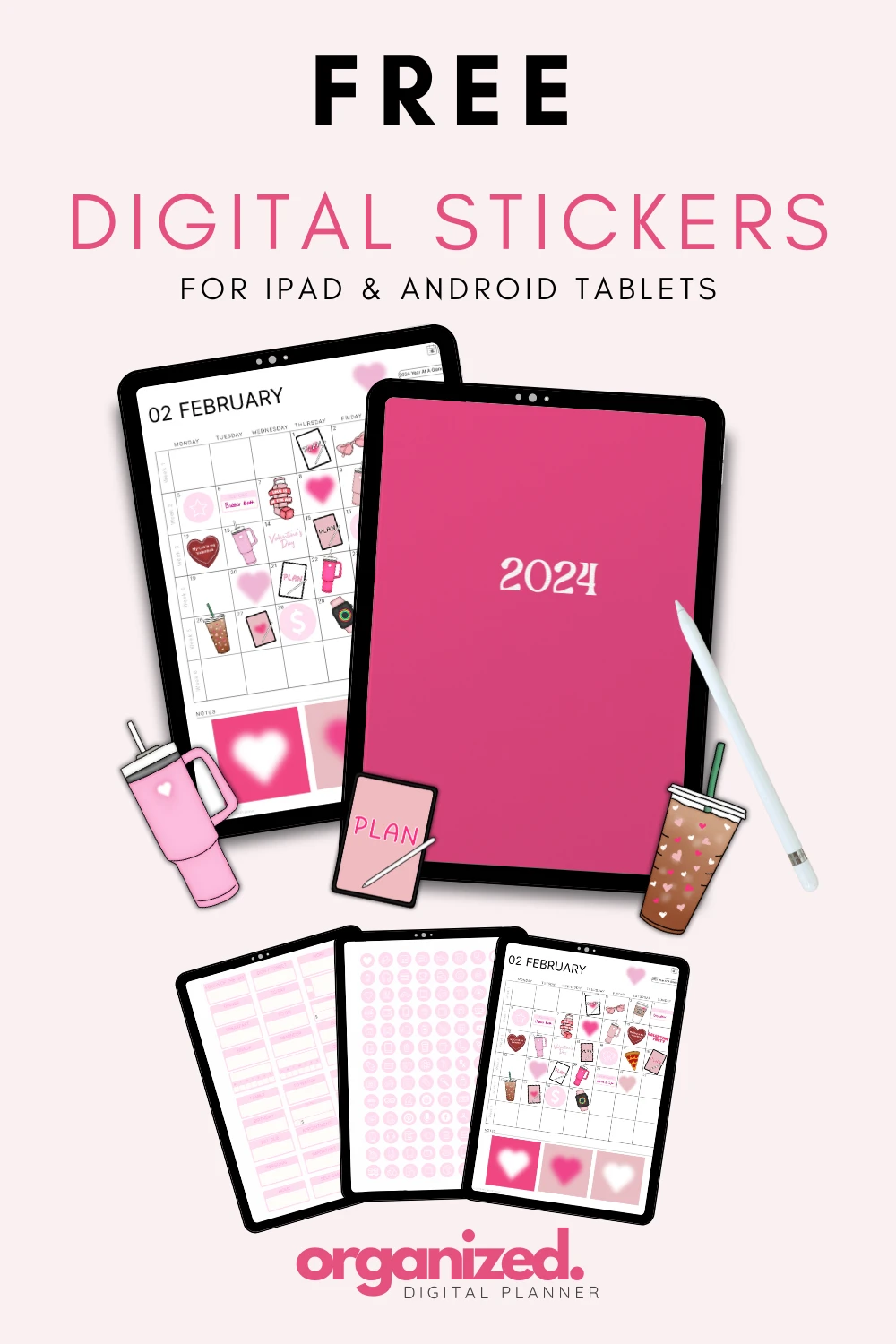 Free Digital Stickers - Free Digital Planner